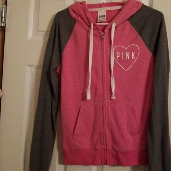 EUC Victorias Secret PINK Hoodie Sz S - Picture 1 of 2